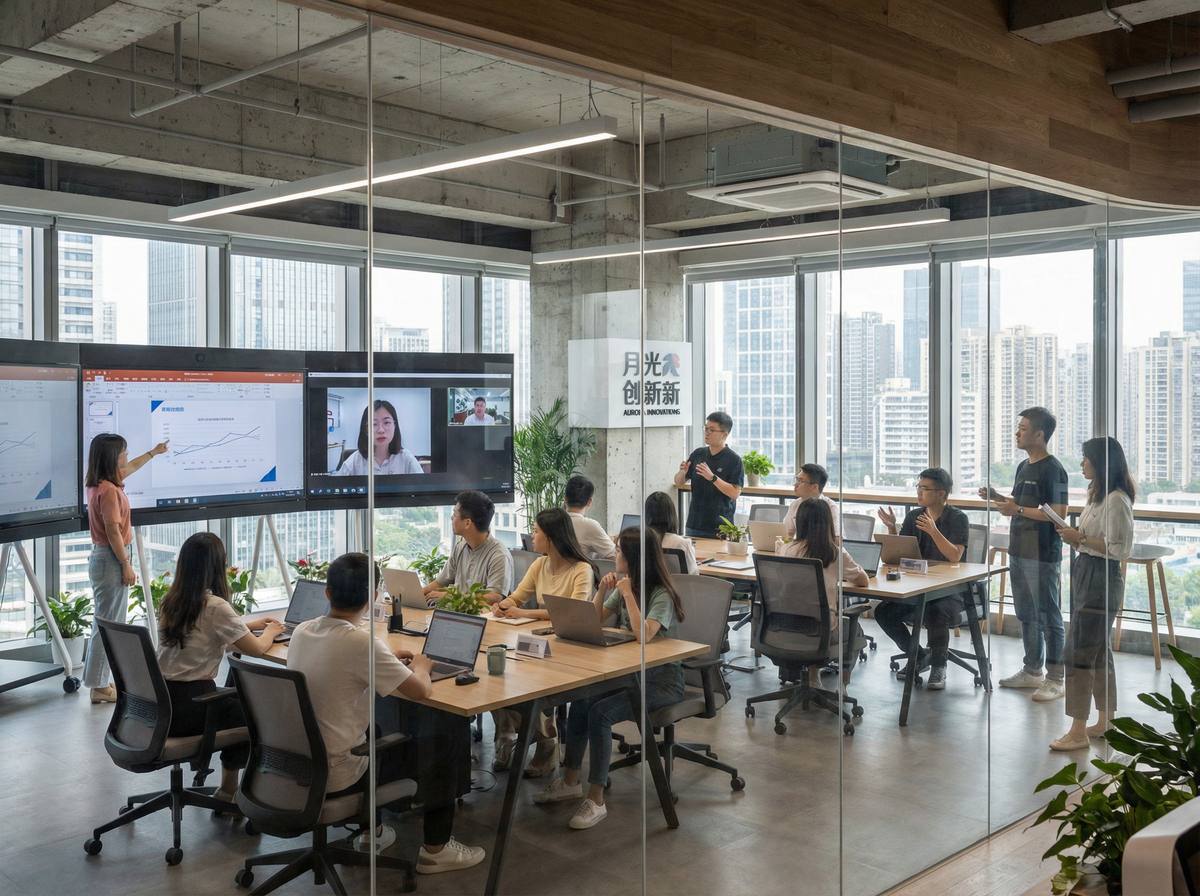 每日大赛公司团队合影